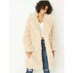 Wild Fable Cream Teddy Jacket